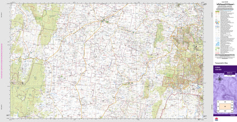 Cudal 8631-S Topographic Map 1:50k