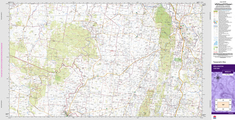 Wellington 8632-N Topographic Map 1:50k