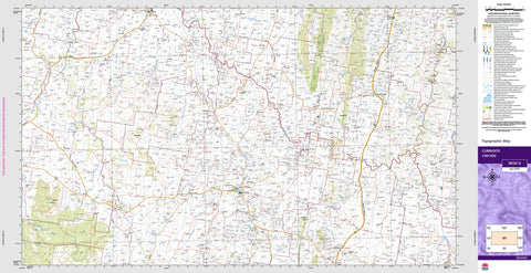 Cumnock 8632-S Topographic Map 1:50k