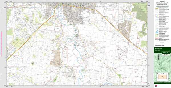 Eulomogo 8633-3N Topographic Map 1:25k