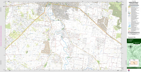 Eulomogo 8633-3N Topographic Map 1:25k