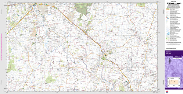 Geurie 8633-S Topographic Map 1:50k
