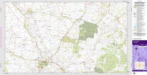 Gilgandra 8634-N Topographic Map 1:50k