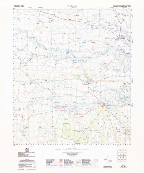 8637 Pilliga 1:100k Topographic Map