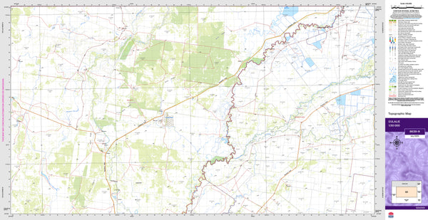 Eulalie 8639-N Topographic Map 1:50k
