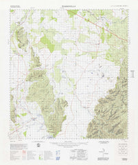 8648 Warrinilla 1:100k Topographic Map