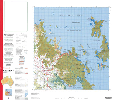 8657 Proserpine 1:100k Topographic Map