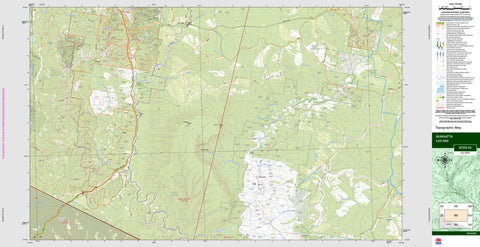 Nungatta 8723-1S Topographic Map 1:25k