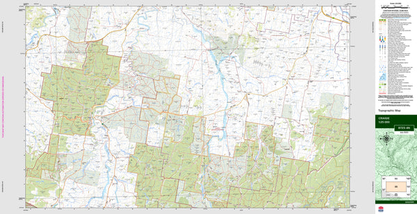 Craigie 8723-4N Topographic Map 1:25k