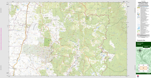 Glen Allen 8724-1S Topographic Map 1:25k