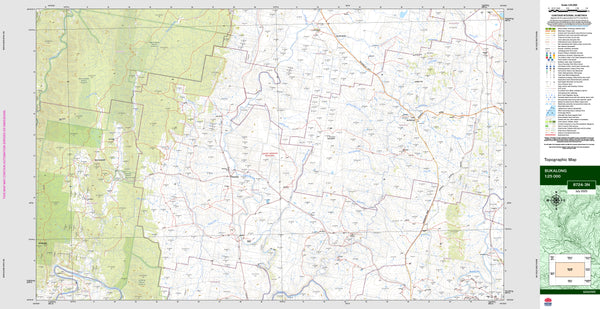 Bukalong 8724-3N Topographic Map 1:25k