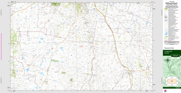 Jillimatong 8725-3N Topographic Map 1:25k