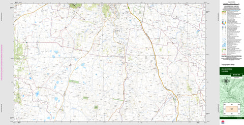 Jillimatong 8725-3N Topographic Map 1:25k