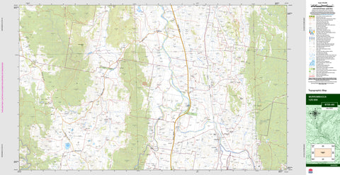 Murrumbucca 8725-4N Topographic Map 1:25k