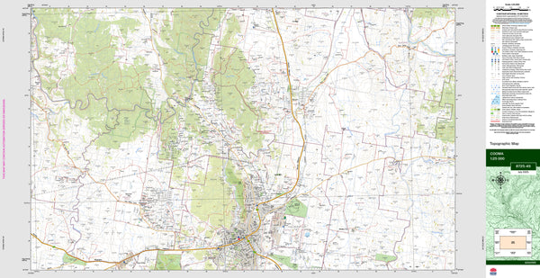 Cooma 8725-4S Topographic Map 1:25k