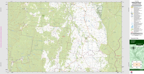 Jerangle 8726-2N Topographic Map 1:25k