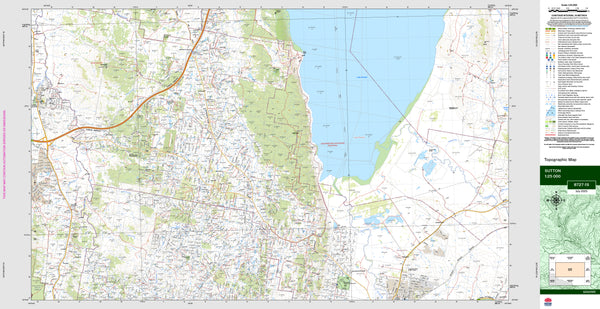 Sutton 8727-1S Topographic Map 1:25k