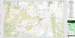 Bungendore 8727-2N Topographic Map 1:25k