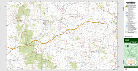 Jerrawa 8728-3N Topographic Map 1:25k