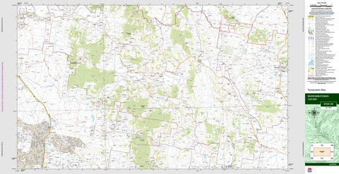 Murrumbateman 8728-3S Topographic Map 1:25k