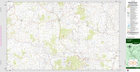 Bevendale 8728-4N Topographic Map 1:25k