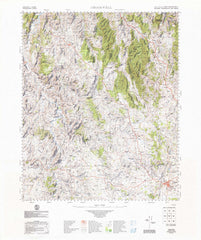8729 Crookwell 1:100k Topographic Map