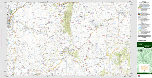 Newbridge 8730-1N Topographic Map 1:25k