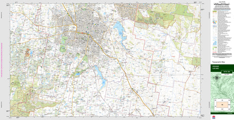 Orange 8731-3N Topographic Map 1:25k