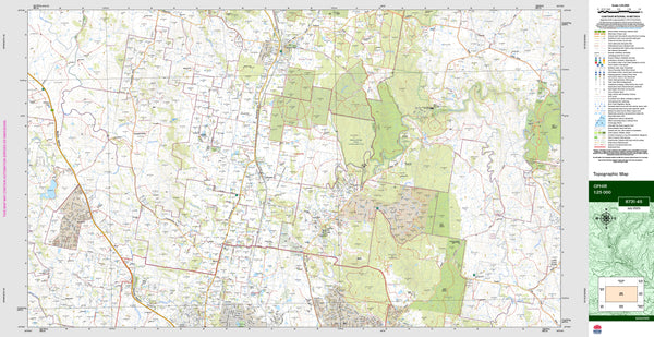 Ophir 8731-4S Topographic Map 1:25k
