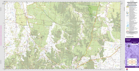 Bugaldie 8735-N Topographic Map 1:50k