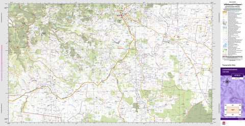 Coonabarabran 8735-S Topographic Map 1:50k