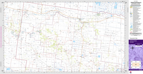 Bunna Bunna 8738-S Topographic Map 1:50k