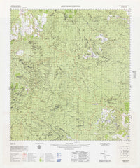 8747 Glenhaughton 1:100k Topographic Map