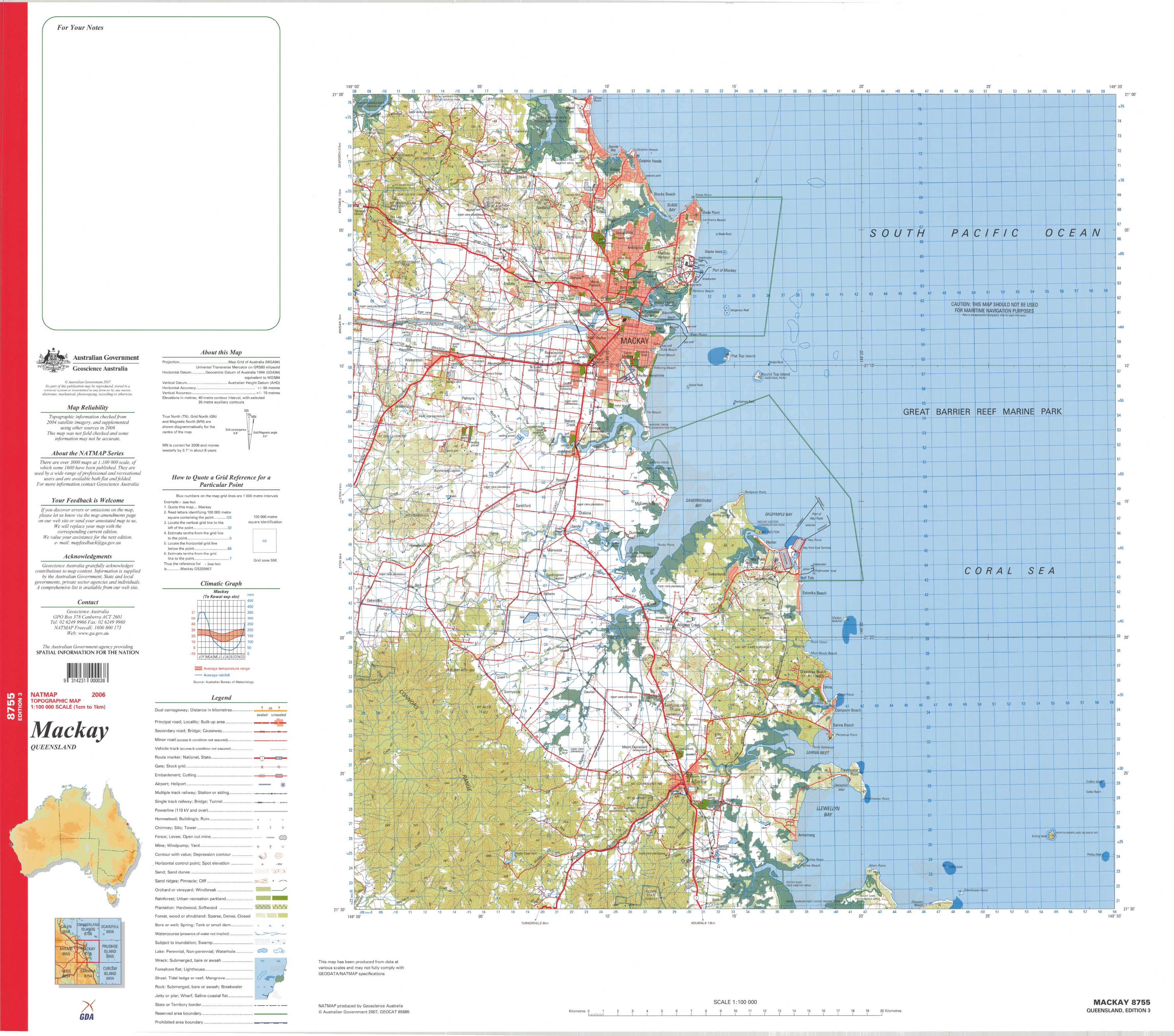 Mackay Queensland Maps