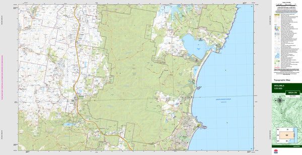 Wolumla 8824-2N Topographic Map 1:25k