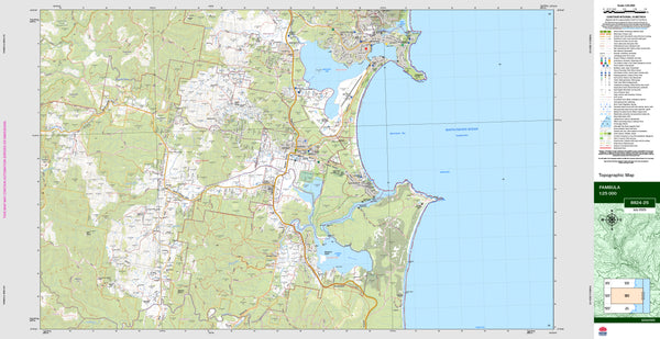 Pambula 8824-2S Topographic Map 1:25k