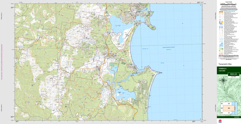 Pambula 8824-2S Topographic Map 1:25k