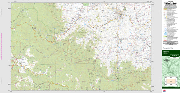 Candelo 8824-3N Topographic Map 1:25k