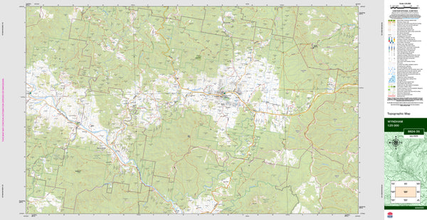 Wyndham 8824-3S Topographic Map 1:25k