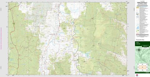 Kain 8826-4S Topographic Map 1:25k