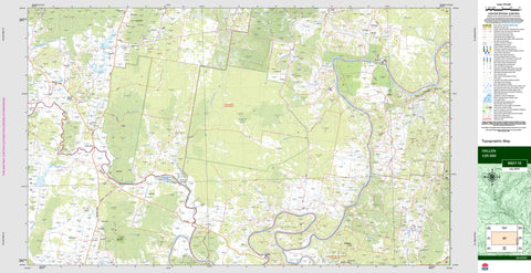 Oallen 8827-1S Topographic Map 1:25k