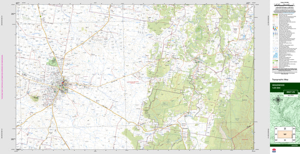Braidwood 8827-2S Topographic Map 1:25k