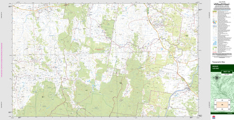 Manar 8827-3N Topographic Map 1:25k