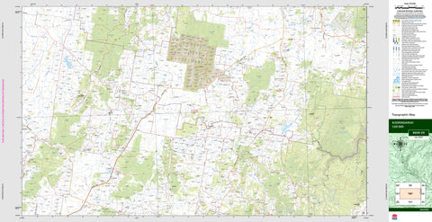 Kooringaroo 8828-2S Topographic Map 1:25k