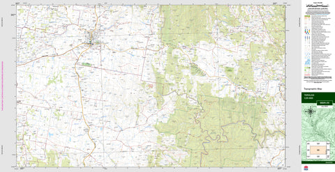 Taralga 8829-2S Topographic Map 1:25k