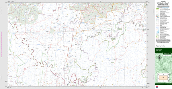 Arkstone 8829-4N Topographic Map 1:25k