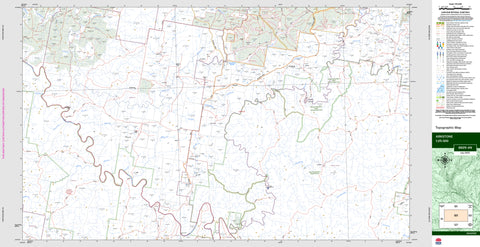 Arkstone 8829-4N Topographic Map 1:25k