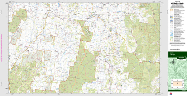 Edith 8830-2N Topographic Map 1:25k