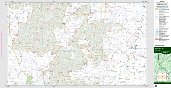 Shooters Hill 8830-2S Topographic Map 1:25k