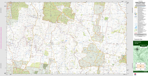 Mount David 8830-3N Topographic Map 1:25k